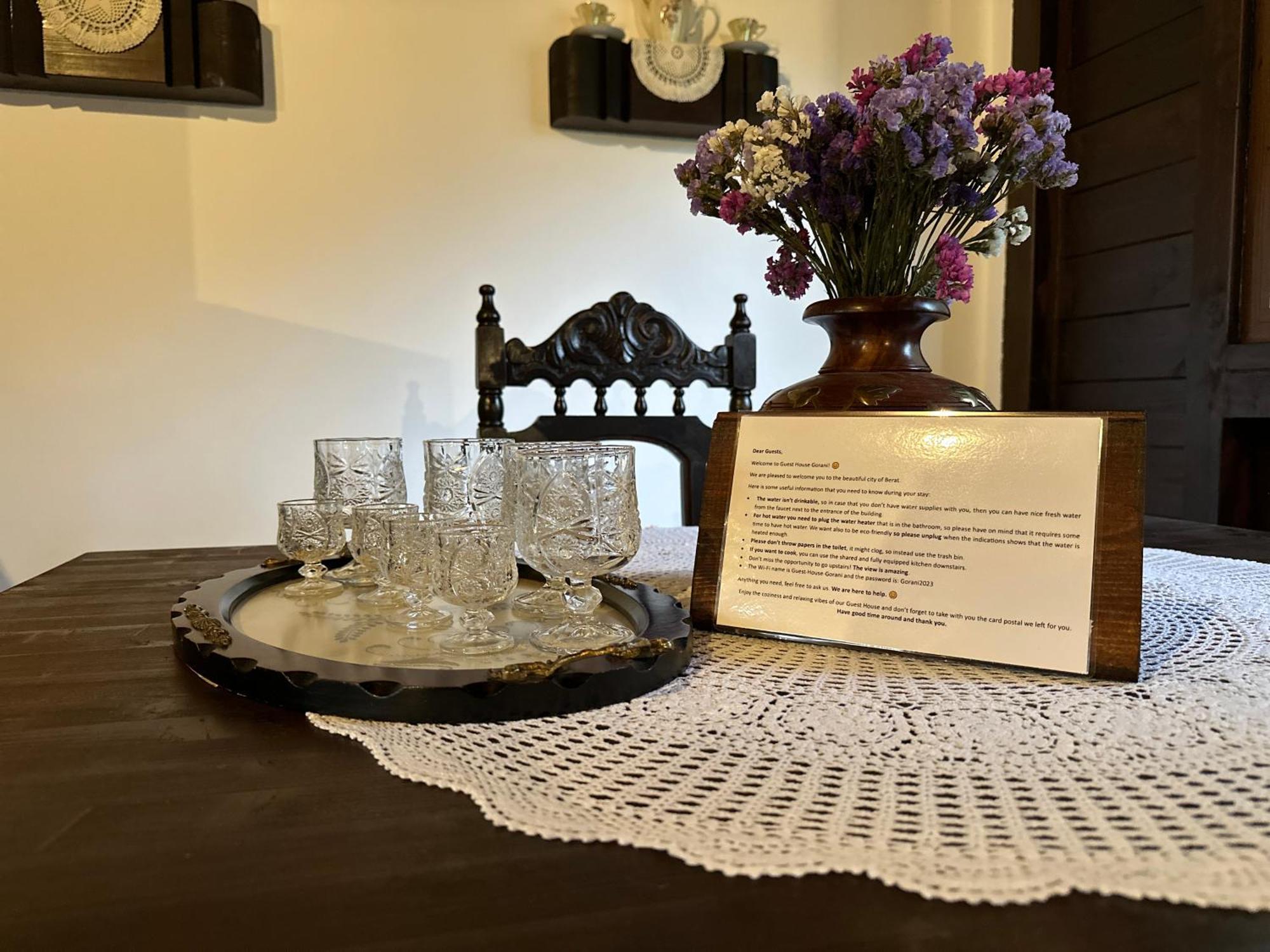 Guest House Gorani Berat Zewnętrze zdjęcie